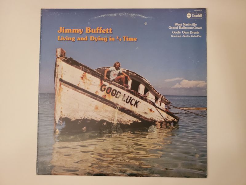 Jimmy Buffett Living and Dying in 3/4 Time vinyl record